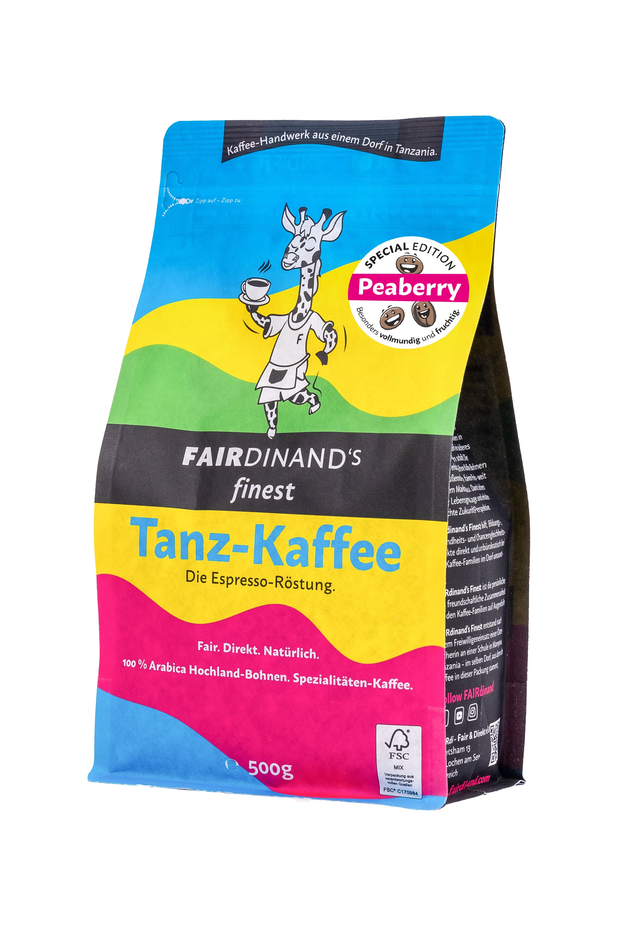 Special Edition: Peaberry - besonders vollmundig und fruchtig.